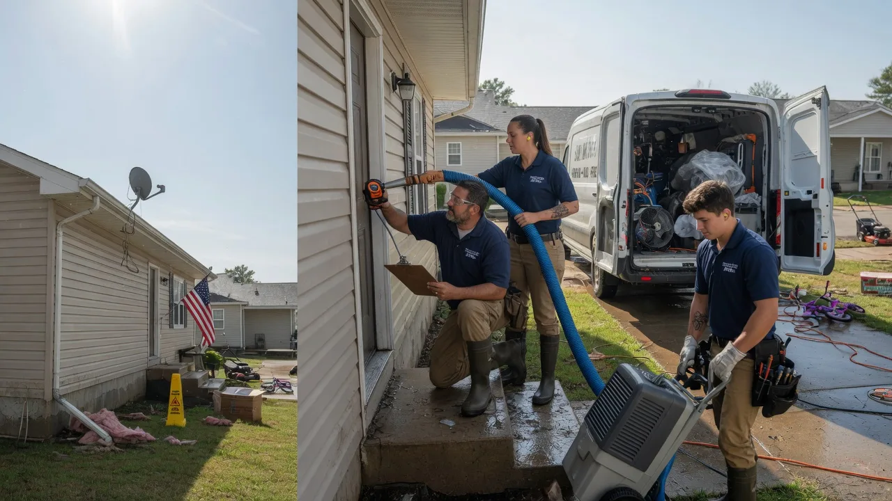 Ceiling Water Damage Restoration in Melrose, WI near me
